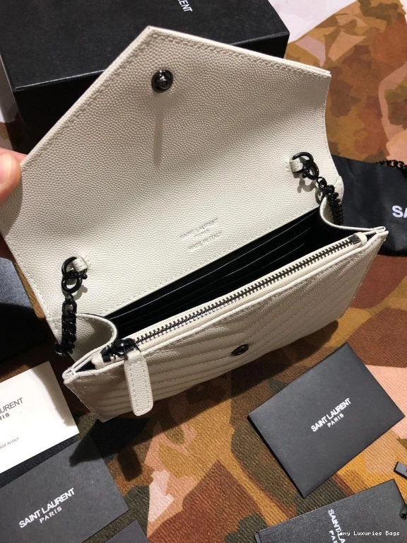 Tony Luxuries CASSANDRE CHAIN WALLET YSL MATELASSÉ 0730